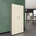 CHOICE hinged door wardrobe | 5 OH, 800 x 1820 mm, cubanite gray / sand ash - 1 Thumbnail Image