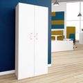 CHOICE Wing door cabinet | 5 Oh, 800 x 1820 mm, white - 1 Thumbnail Image