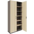 CHOICE Armoire de porte d'aile | 6 oh, 1000 x 2170 mm, cendres gris / sable cubanite - 2 Thumbnail Image