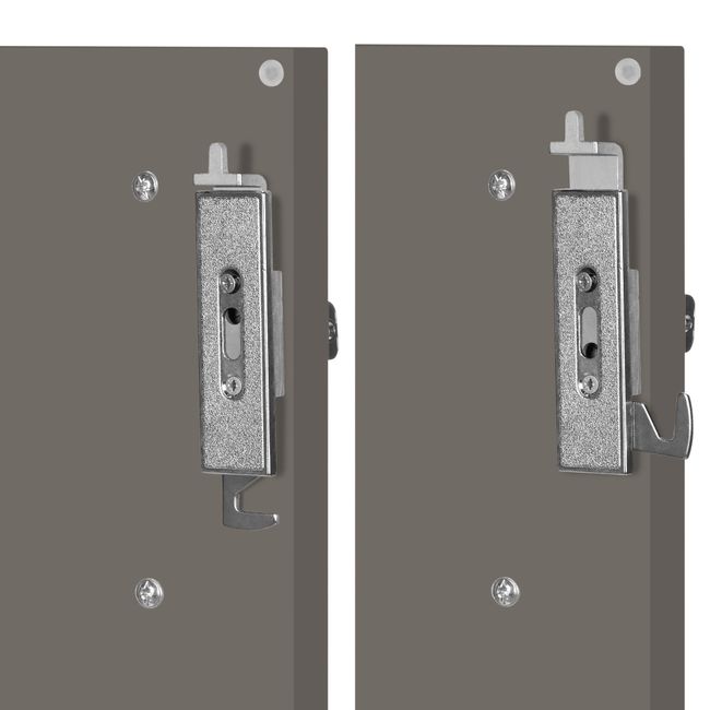 CHOICE Flügeltürenschrank | 6 OH, 800 x 2170 mm, Nordeiche grau / Cubanitgrau CHOICE Flügeltürenschrank | 6 OH, 800 x 2170 mm, Nordeiche grau / Cubanitgrau