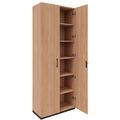 CHOICE hinged door wardrobe | 6 OH, 800 x 2170 mm, amber oak - 2 Thumbnail Image