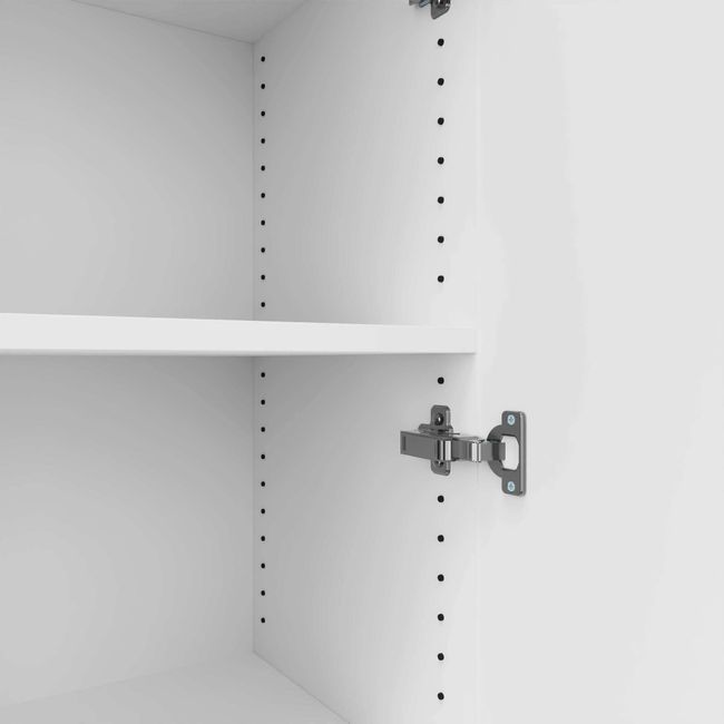 CHOICE Flügeltürenschrank | 6 OH, 800 x 2170 mm, Weiß