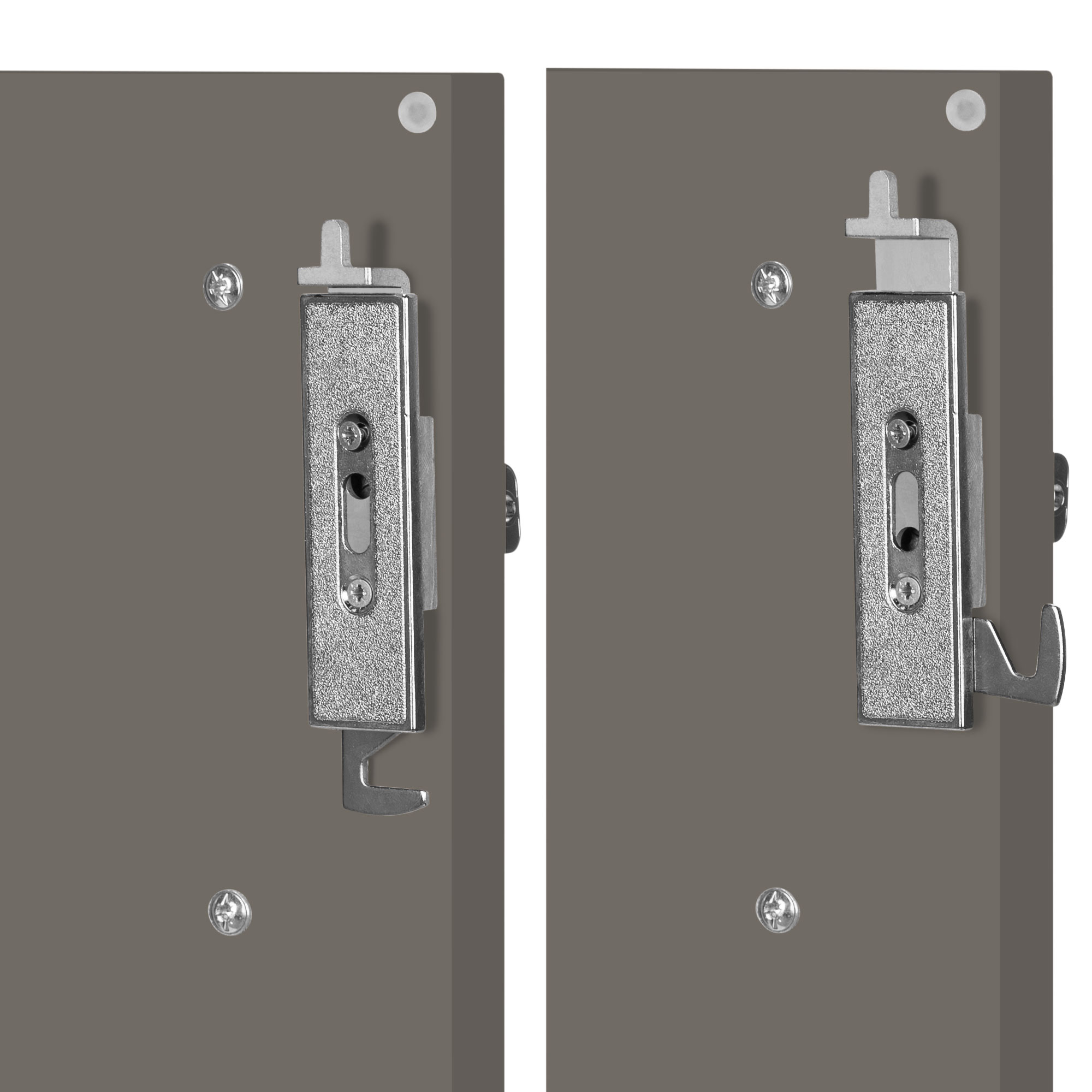 CHOICE Combina il cabinet | 2 OH, 800 x 760 mm, grigio grigio di quercia nord / cubanite - 6 Main Image