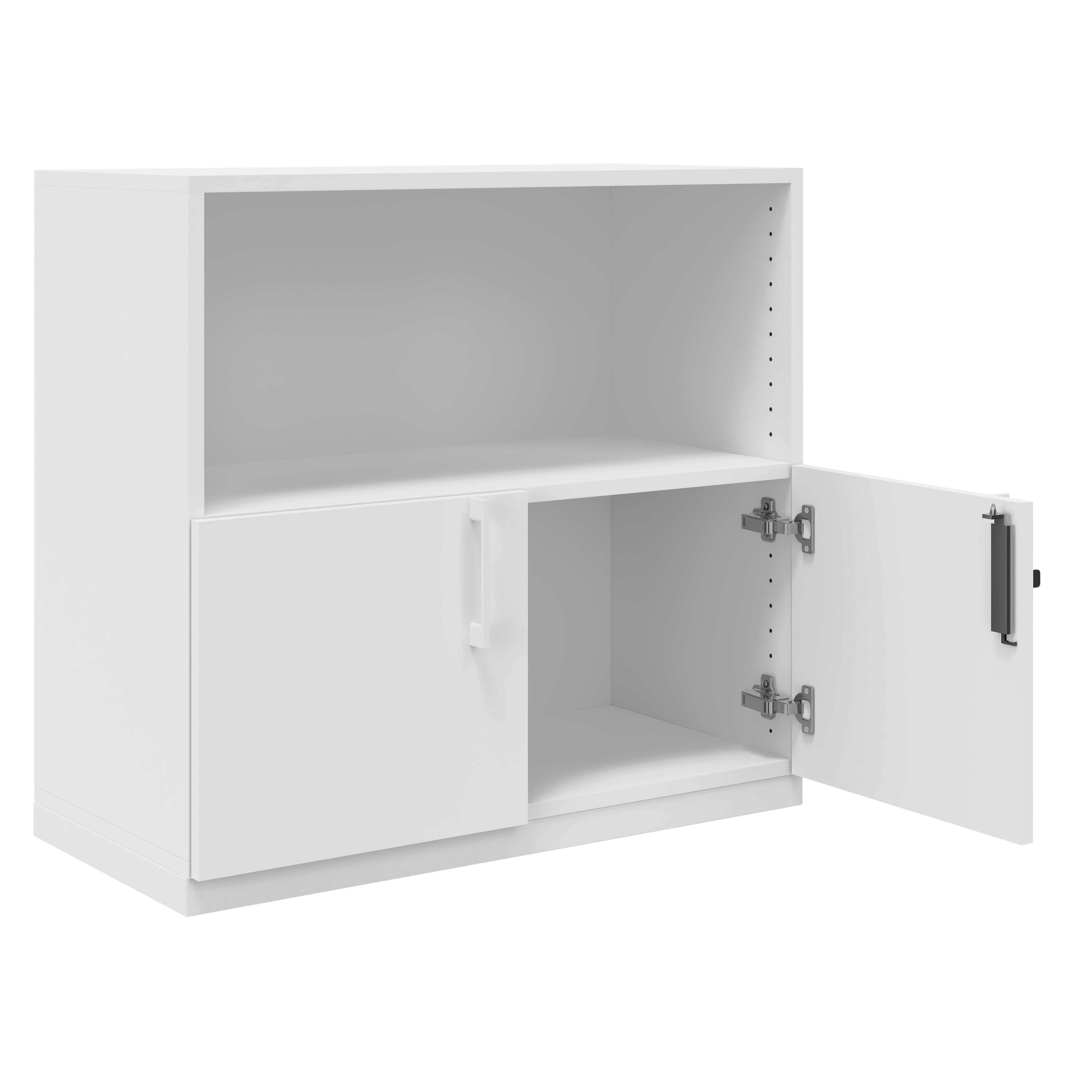 CHOICE Combina il cabinet | 2 oh, 800 x 760 mm, bianco - 2 Main Image
