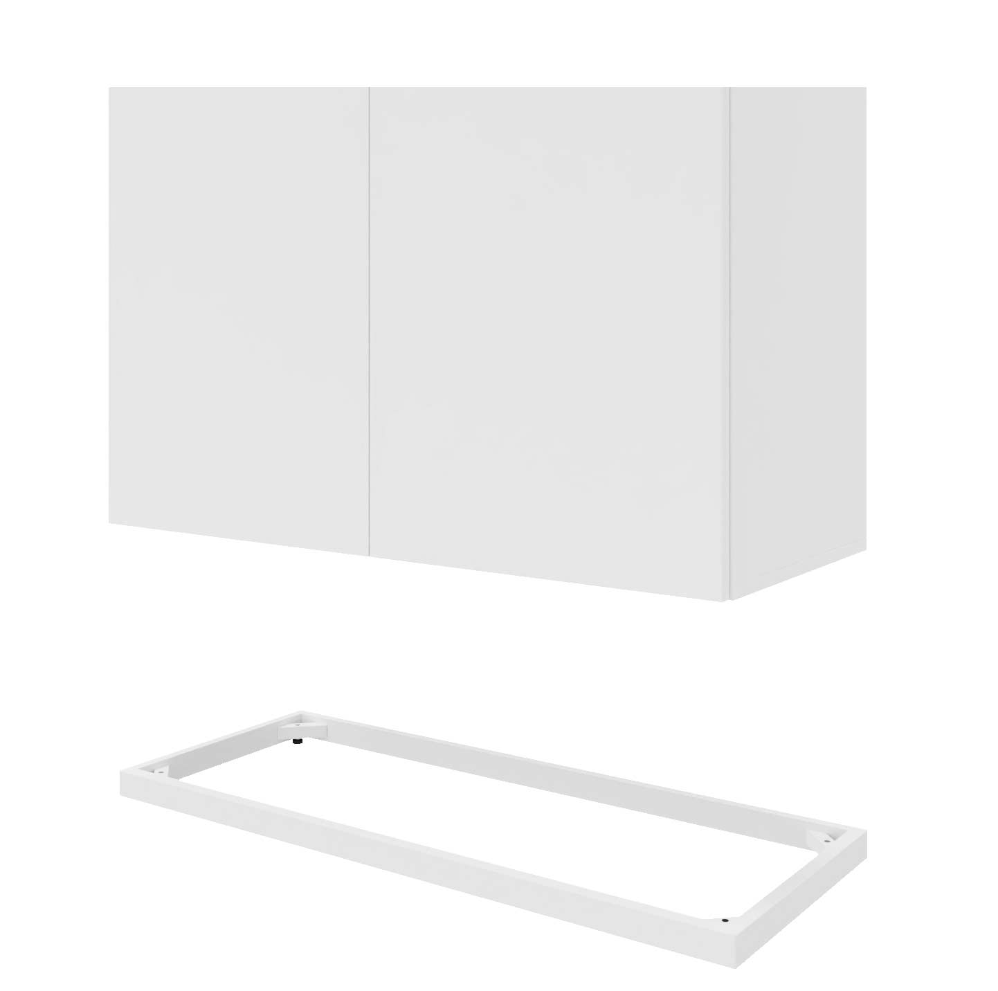 CHOICE Combina il cabinet | 2 oh, 800 x 760 mm, bianco - 4 Main Image