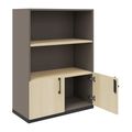 CHOICE combination cabinet | 3 OH, 800 x 1115 mm, Cubanite gray / sand ash - 2 Thumbnail Image