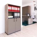 CHOICE combination cabinet | 4 OH, 800 x 1465 mm, northern oak gray / cubanite gray - 1 Thumbnail Image