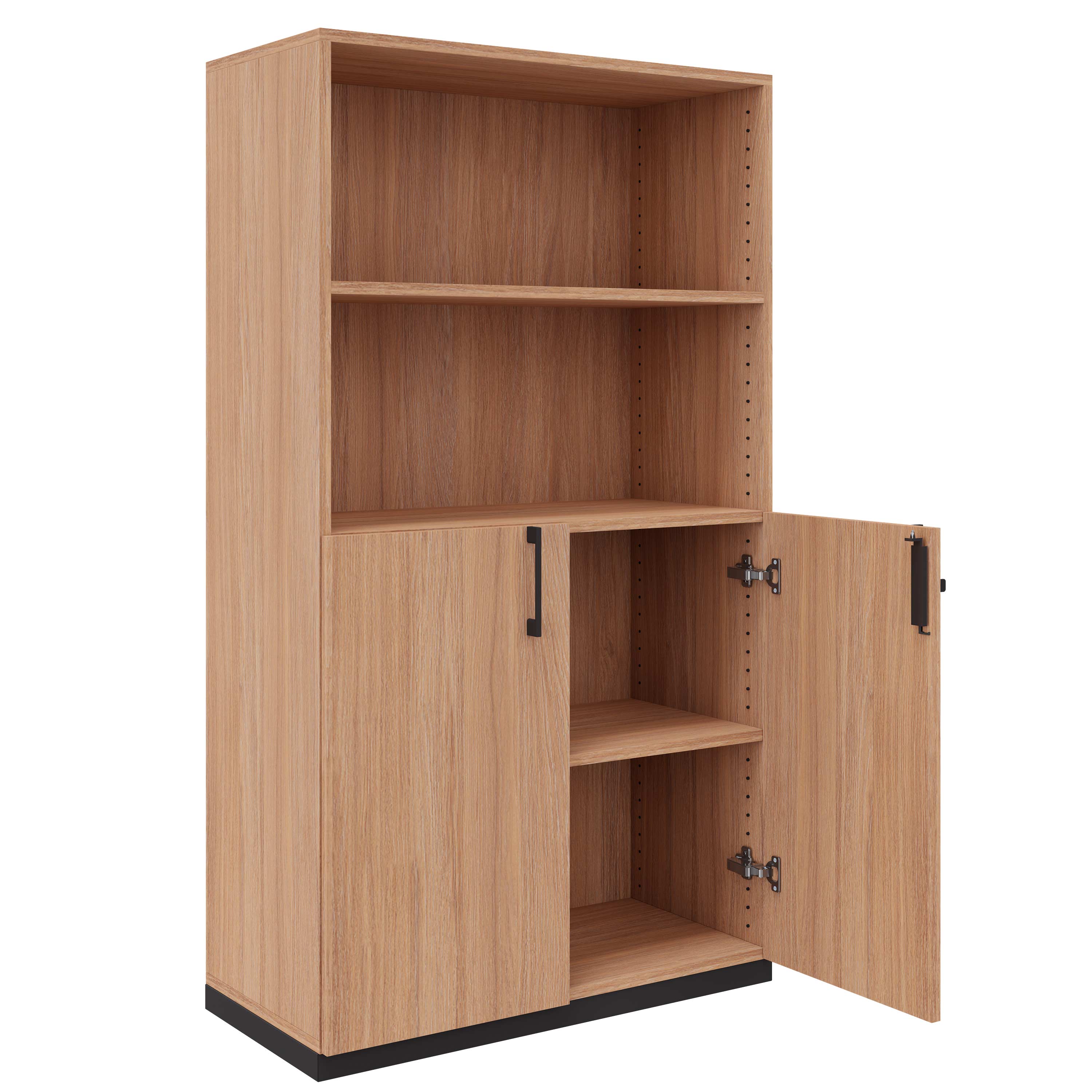 CHOICE combination cabinet | 4 OH, 800 x 1465 mm, amber oak - 2 Main Image