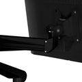 Monitorhalter | Gasfederunterstützung, 200 - 500 mm, Schwarz