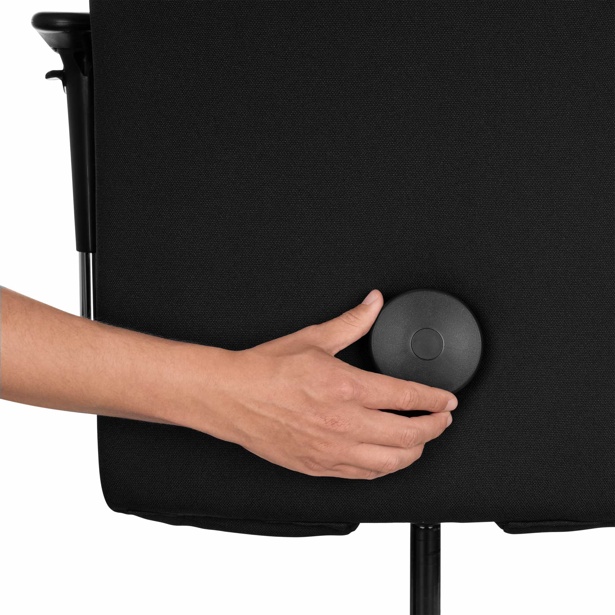 ROVO XP 1470 executive chair | Heavy duty chair, lumbar support, black - 14 Main Image