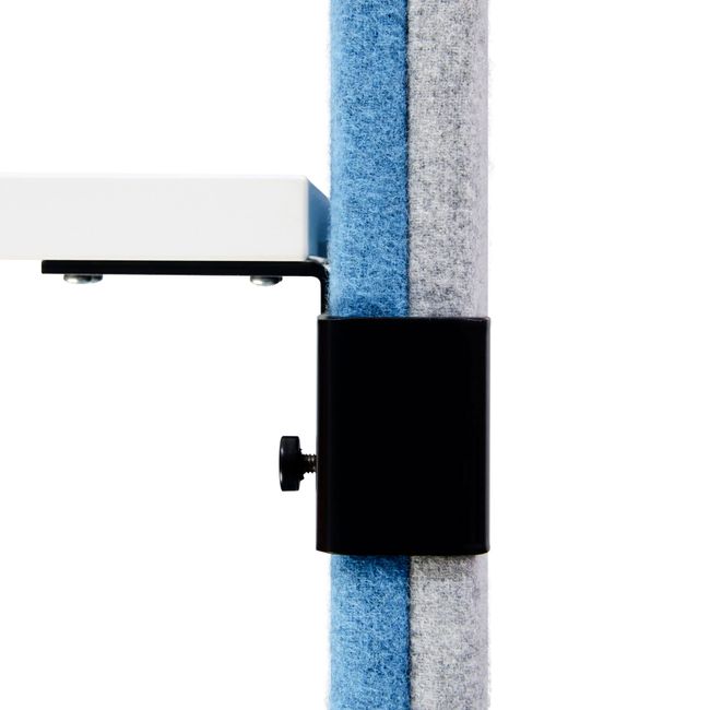 MODUS Akustik-Tischtrennwand | 740 mm hoch, Polyesterbezug BERTA