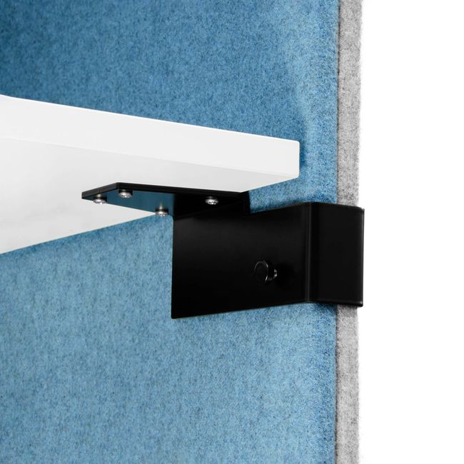 MODUS Akustik-Tischtrennwand | 740 mm hoch, Polyesterbezug BERTA