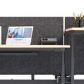 MODUS Partizione tavolo acustica | 740 mm di altezza, copertina in poliestere Lucia - 9 Thumbnail Image