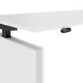 MOTION 2-Motoren-Schreibtisch mit Sideboard | Elektrisch höhenverstellbar, 2000 x 1800 mm, Weiß - 4 Thumbnail Image