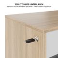 MOTION Bureau à 2 moteurs avec buffet | Réglable à hauteur électrique, 2000 x 1800 mm, gris perlé - 8 Thumbnail Image