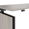 MOTION Bureau à 2 moteurs avec buffet | Réglable à hauteur électrique, 2000 x 1800 mm, gris de chêne nord - 4 Thumbnail Image