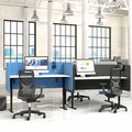 DESK acoustic table partition | 760 mm high, polyester cover BERTA - 5 Thumbnail Image