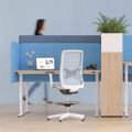 DESK acoustic table partition | 760 mm high, polyester cover BERTA - 1 Thumbnail Image