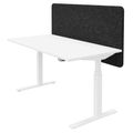 DESK acoustic table partition | 760 mm high, polyester cover BERTA - 2 Thumbnail Image