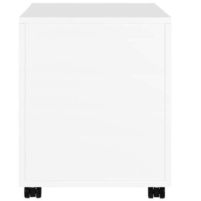 NOVA Rollcontainer | 2 XL-Schubladen + 1 Kleinteilefach, 600 mm tief, Weiß