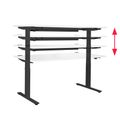 König + Neurath – Active T Motorschreibtisch | 1600 x 800 mm, elektrisch höhenverstellbar, elektrifiziert, Weiß - 5 Thumbnail Image