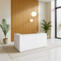 ICE reception desk | 2204 x 1022mm, White - 11 Thumbnail Image