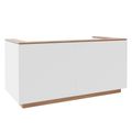 ICE reception desk | 2204 x 1022mm, White - 1 Thumbnail Image