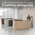 ICE Empfangstheke | 2204 x 1022 mm,  Anthrazit - 5 Thumbnail Image