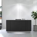 ICE reception desk | 2204 x 1022 mm, anthracite - 10 Thumbnail Image