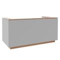 ICE reception desk | 2204 x 1022 mm, pearl gray - 3 Thumbnail Image