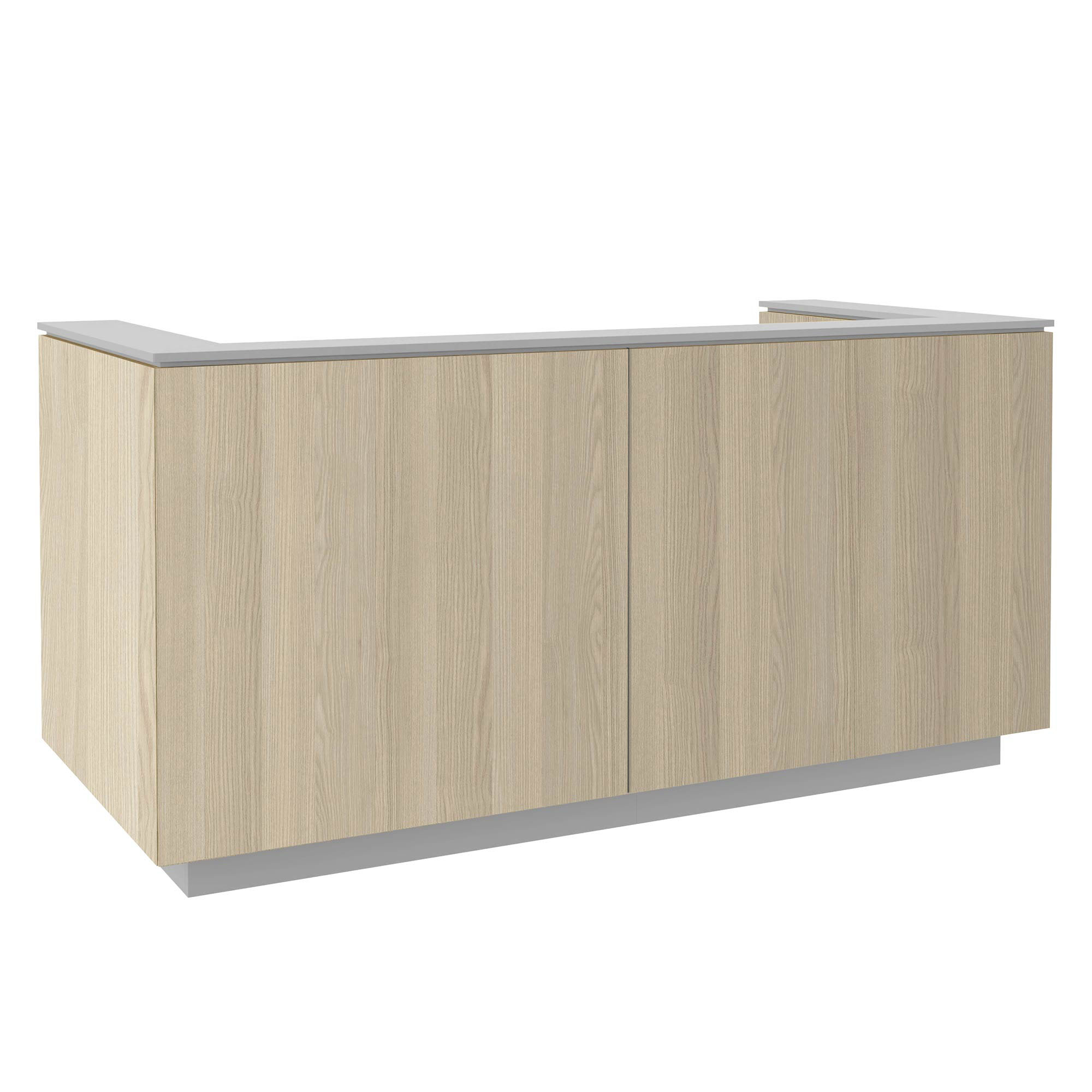 ICE reception desk | 2204 x 1022 mm, sand ash - 3 Main Image