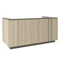 ICE reception desk | 2204 x 1022 mm, sand ash - 2 Thumbnail Image