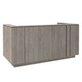 ICE reception desk | 2204 x 1022 mm, gray northern oak - 3 Thumbnail Image