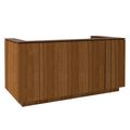 ICE reception desk | 2204 x 1022 mm, walnut veneer - 1 Thumbnail Image
