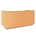 ICE reception desk | 2204 x 1022 mm, ash veneer - 3 Thumbnail Image