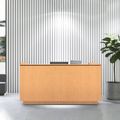 ICE reception desk | 2204 x 1022 mm, ash veneer - 2 Thumbnail Image