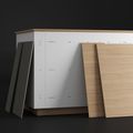 ICE reception desk | 3214 x 1022 mm, amber oak - 3 Thumbnail Image