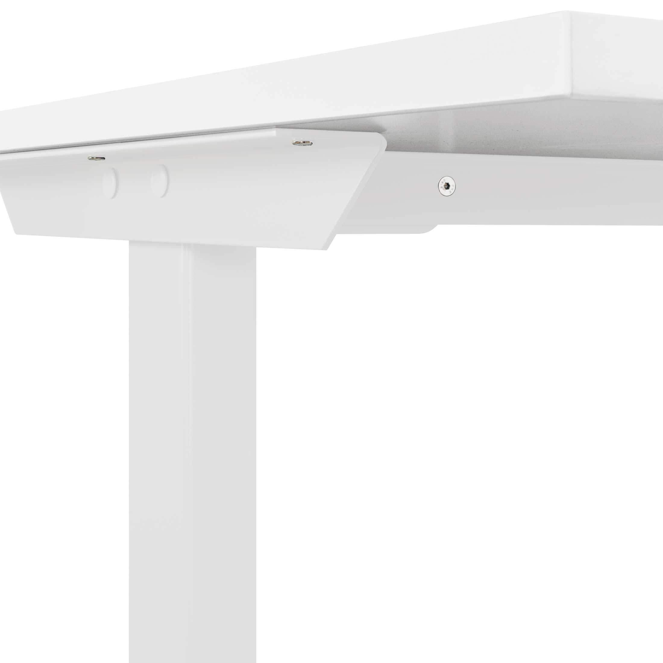 T-EASY Schreibtisch | 1200 x 800 mm, elektrifiziert, Weiß - 3 Main Image