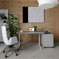 T-EASY Schreibtisch | 1200 x 800 mm, elektrifiziert, Perlgrau T-EASY Schreibtisch | 1200 x 800 mm, elektrifiziert, Perlgrau