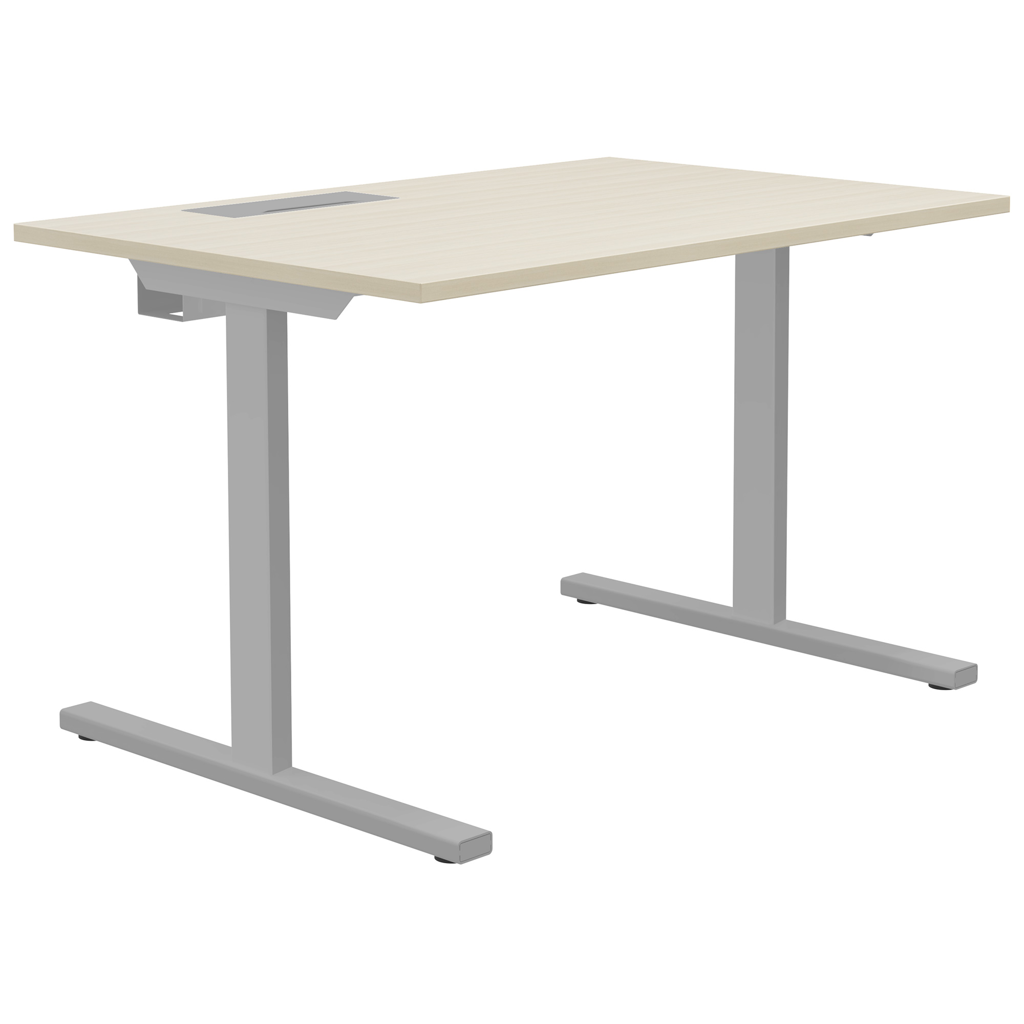 T-EASY desk | 1200 x 800 mm, electrified, sand ash - 1 Main Image