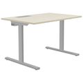 T-EASY desk | 1200 x 800 mm, electrified, sand ash - 1 Thumbnail Image