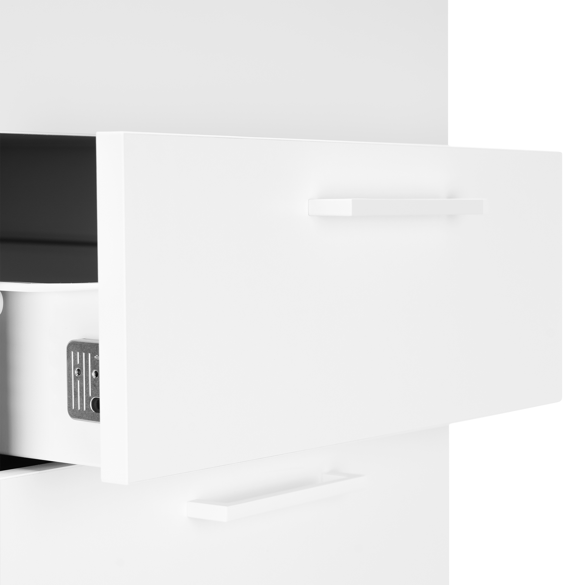 OPTIMA Stand container | 600 mm deep, white - 12 Main Image