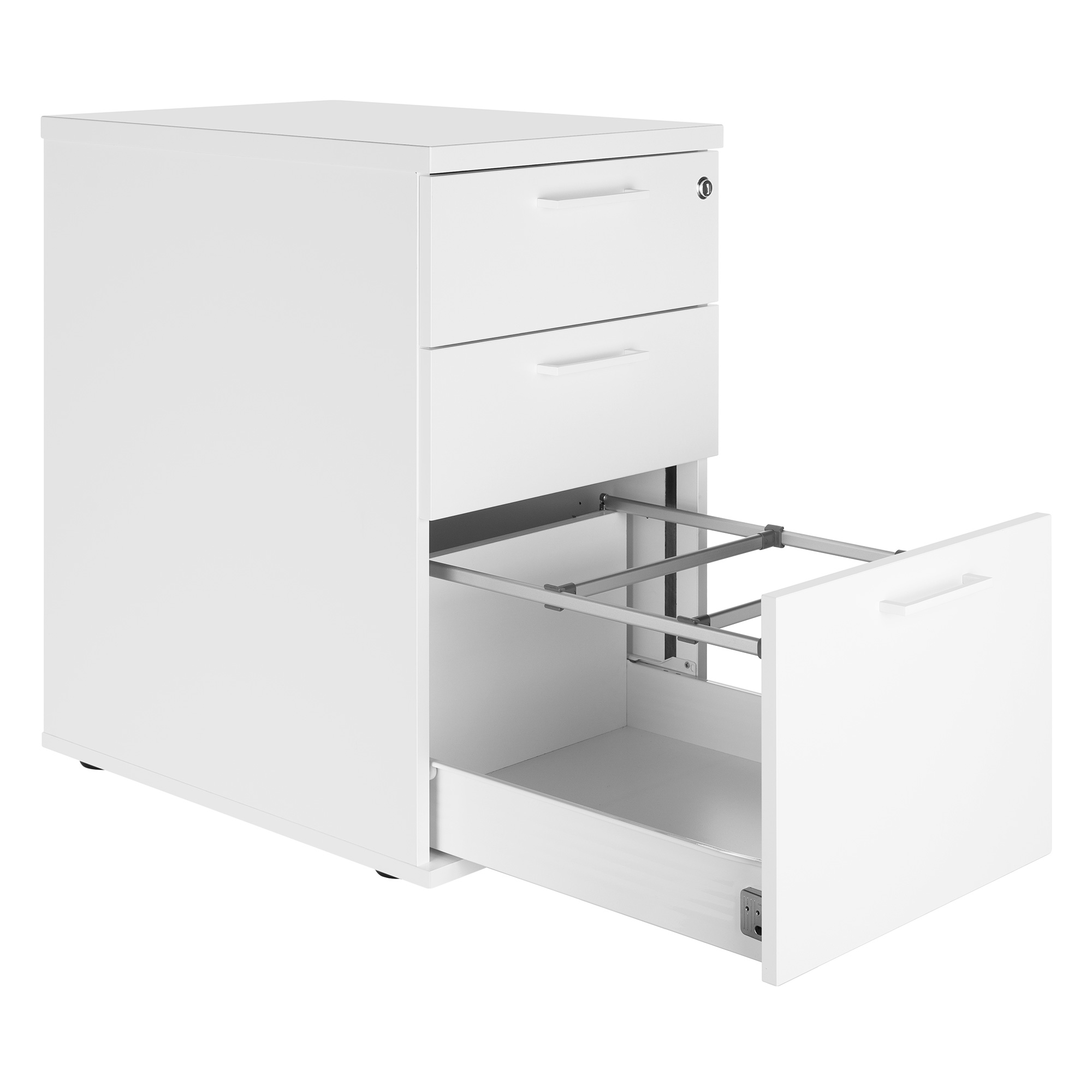 OPTIMA Stand container | 600 mm deep, white - 3 Main Image