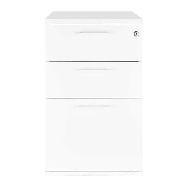 OPTIMA Standcontainer | 600 mm tief, Weiß