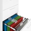 OPTIMA Stand container | 600 mm deep, white - 8 Thumbnail Image