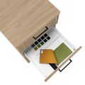 OPTIMA standing container | 600 mm deep, amber oak - 3 Thumbnail Image