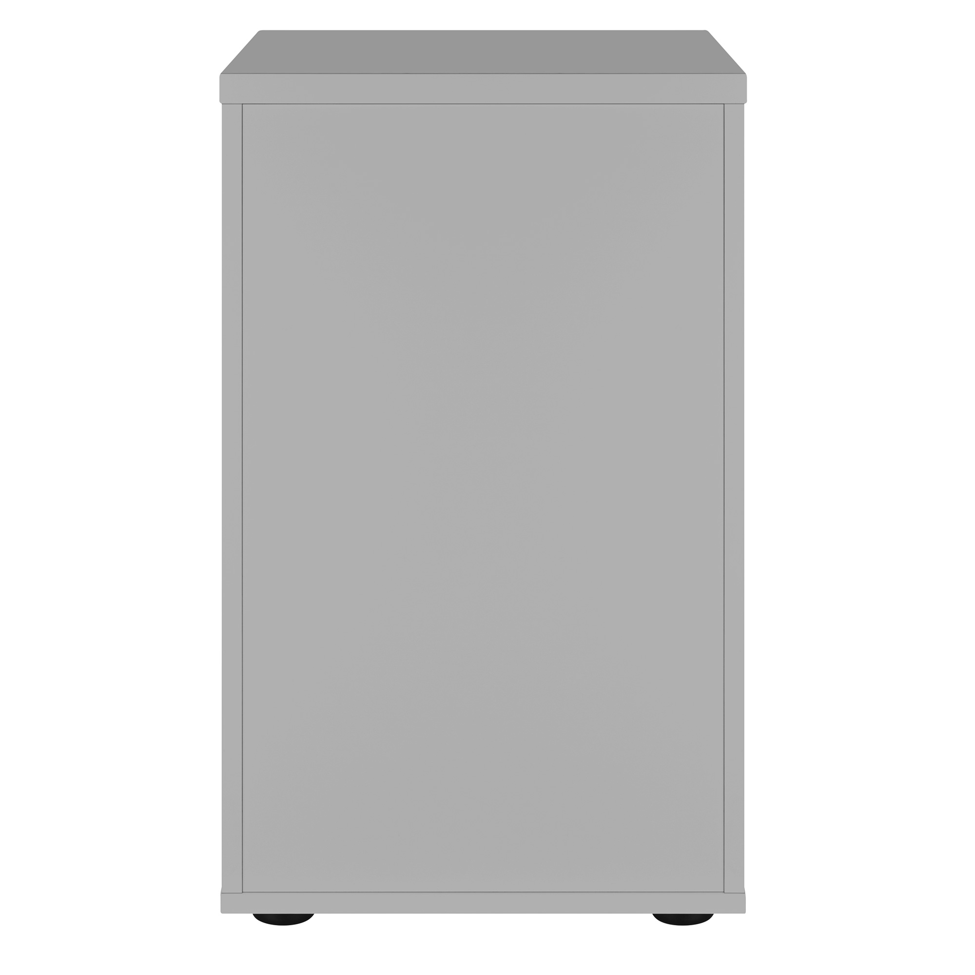 OPTIMA standing container | 600 mm deep, pearl gray - 2 Main Image