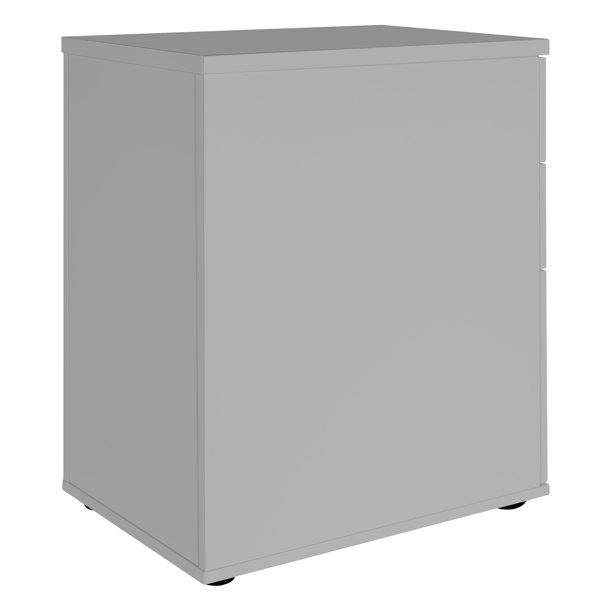 OPTIMA standing container | 600 mm deep, pearl gray - 3 Main Image