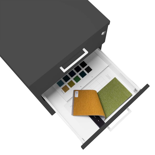 OPTIMA Standcontainer | 600 mm tief, Anthrazit OPTIMA Standcontainer | 600 mm tief, Anthrazit