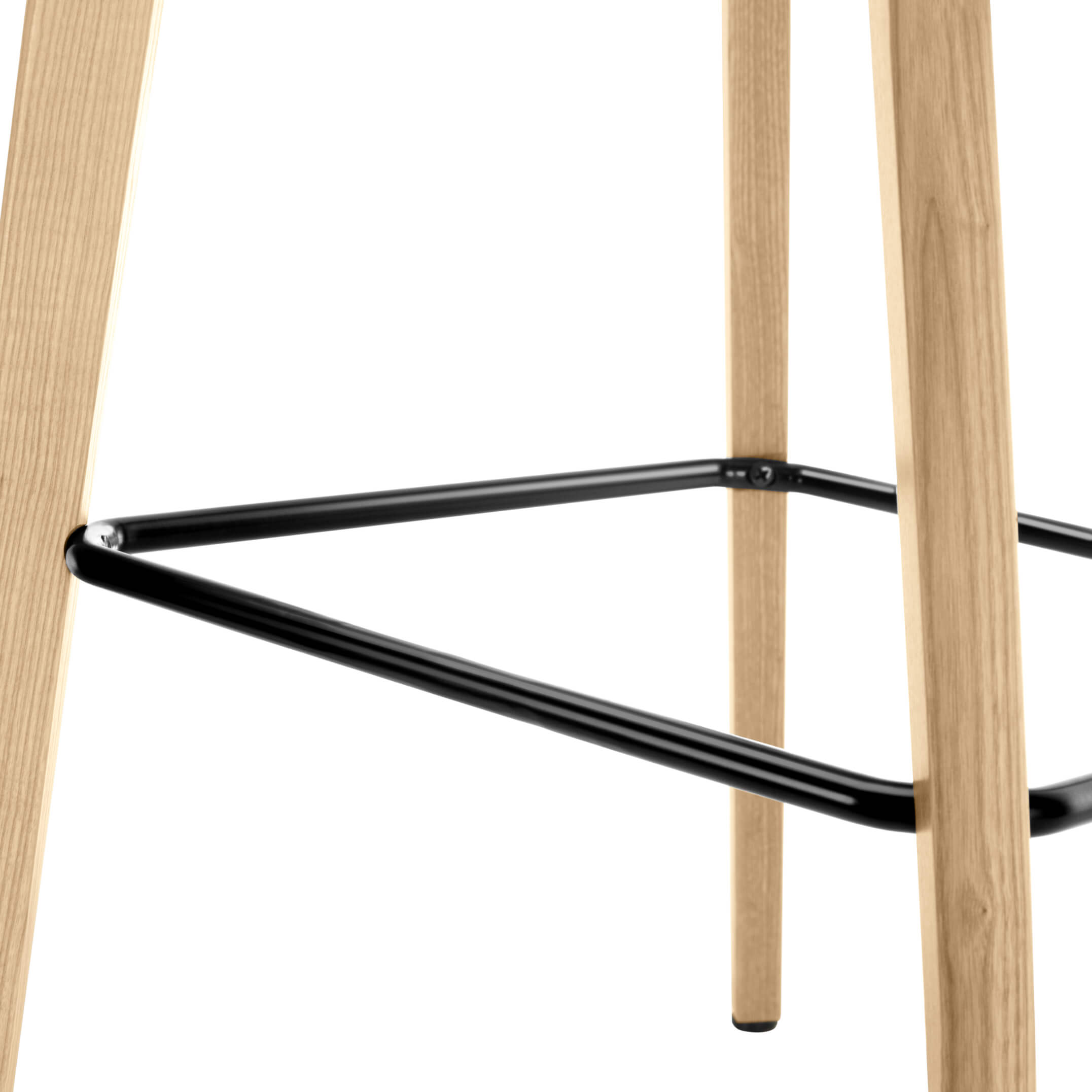 TWIST&SIT bar stool | Solid wood frame, 735 mm seat height, wool cover SYNERGY - 13 Main Image